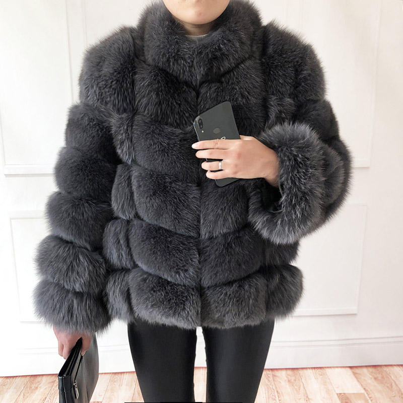 NORA - Fur coat normal