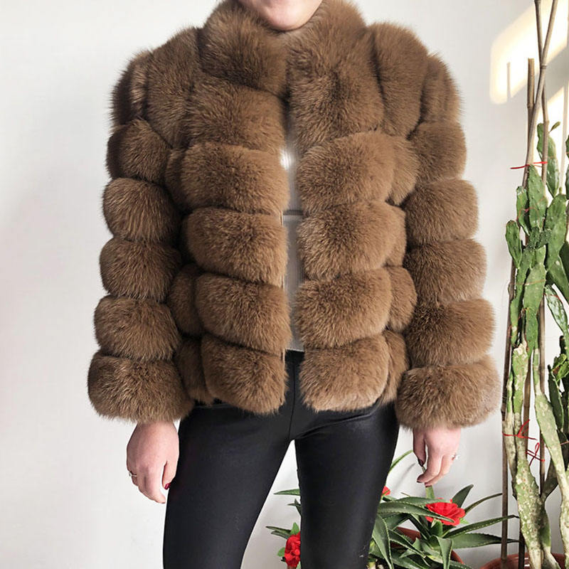 NORA - Fur coat normal