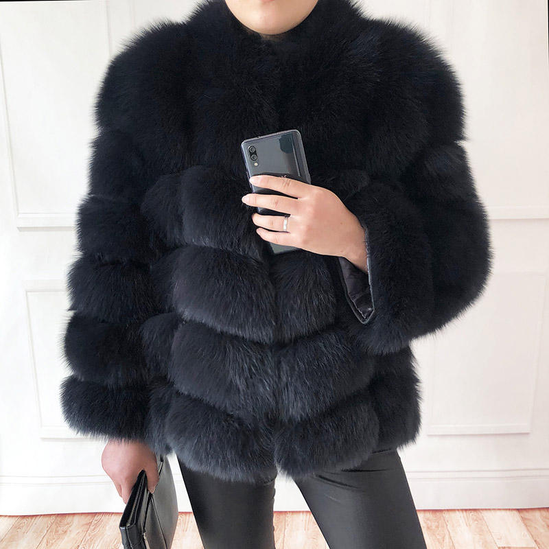 NORA - Fur coat normal
