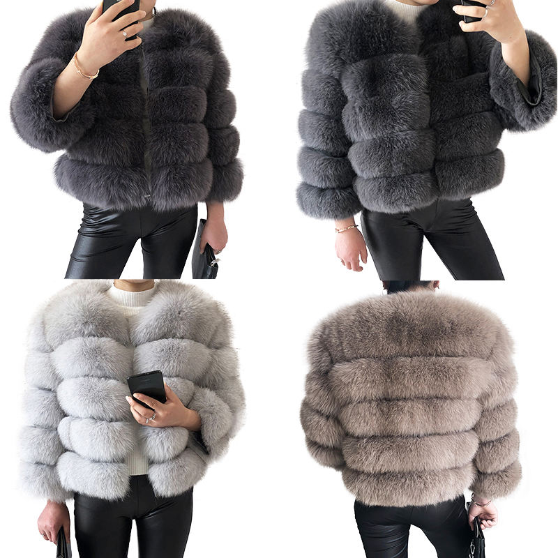 ARIA - Fur coat short