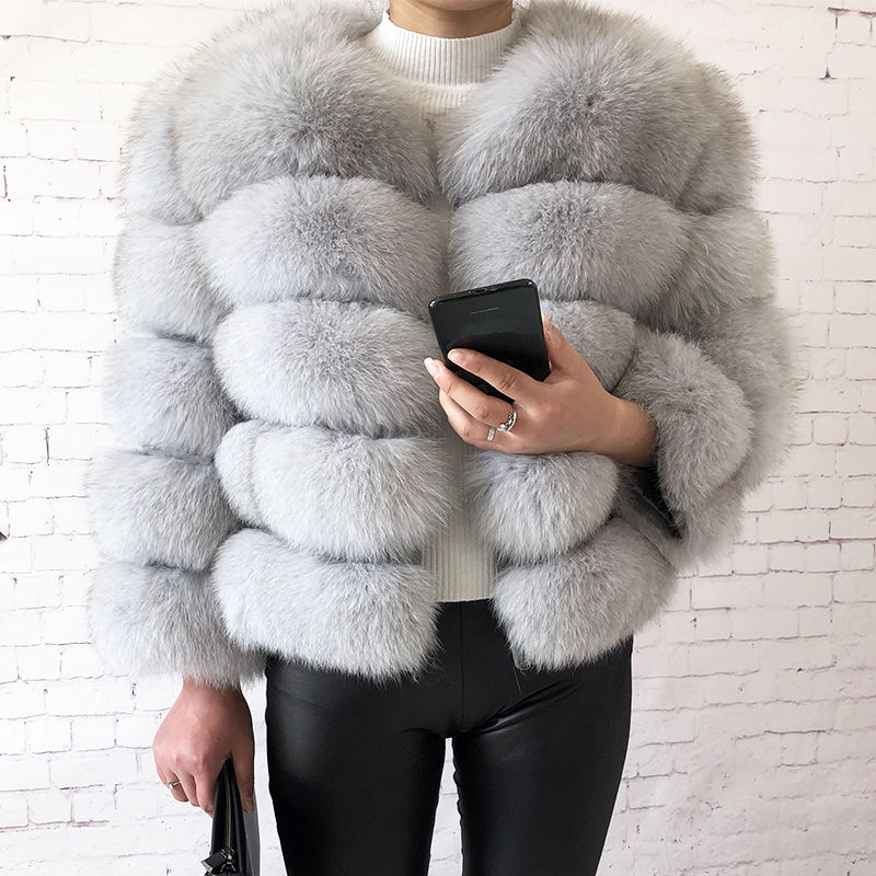 ARIA - Fur coat short