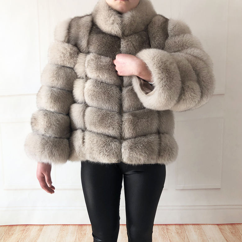 NORA - Fur coat normal