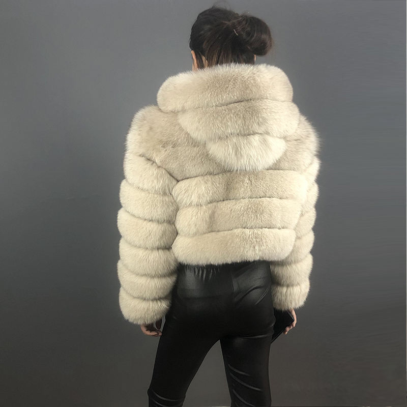 LENA - Fur coat short